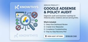 Google AdSense & Policy Compliance Audit