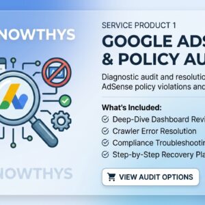 Google AdSense & Policy Compliance Audit